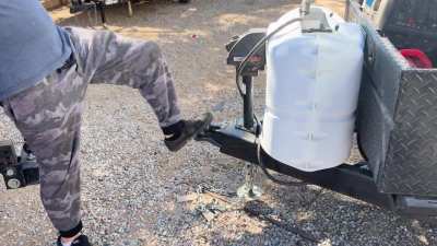 Camper has no tongue weight