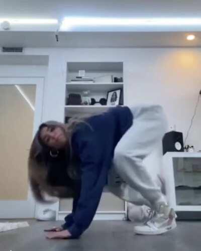 Madison practicing the WAP