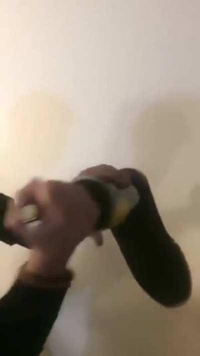 HMB while I try to open a wine bottle