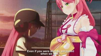 Miko voices the Yui final scene from Angel Beats