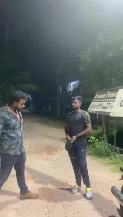 Maybe he watch way too many tamil movies..