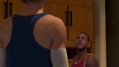 This horrible voice acting in NBA 2K15