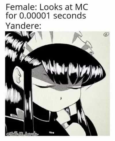 Komi has a knife, run everyone!