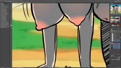 Goten &amp;amp; Chi-Chi sketch by R-E-L-O-A-D