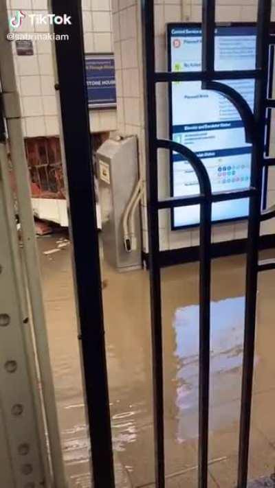 Tonight's 4-6inch of rainfall wrecking having on the subway