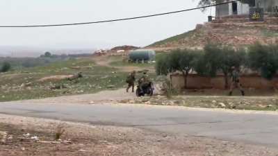 Syrian rebels fighting in eastern Homs.( before the fall of Assads regime)