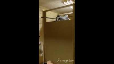 Why didnt you go to the bathroom during the brake? (credits: Komegatze)