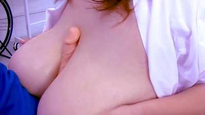 Sweet Sweet Hirari - Doing a wonderful Paizuri