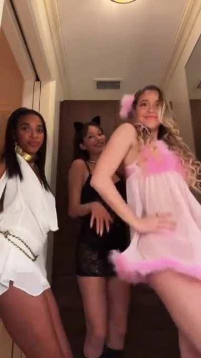 Lily Chee hot Halloween outfit