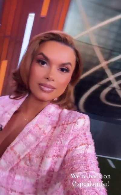 On set for ‘Speak’ | IG story 7/1/24