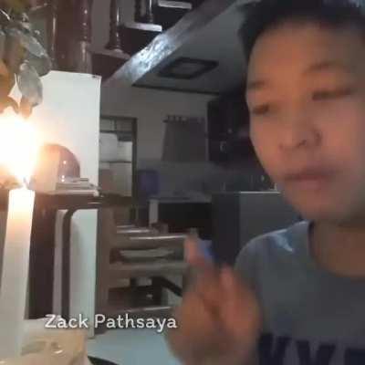 Playing with flammables