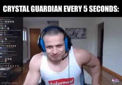 Crystal guardian moment