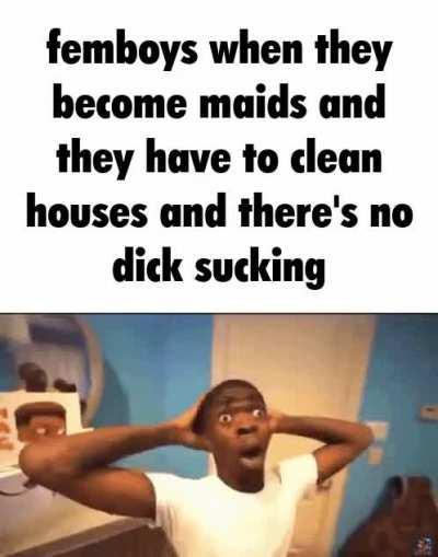 Femboy maid moment
