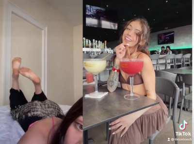 pretty girl in the pose