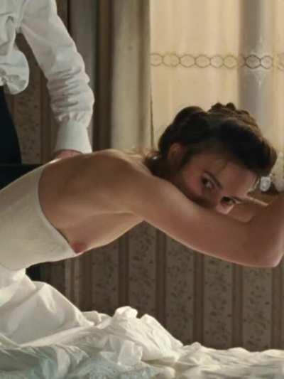Keira Knightley tied up and getting a spanking