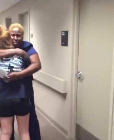 Girl that used to be paralysed surprises nurse by walking