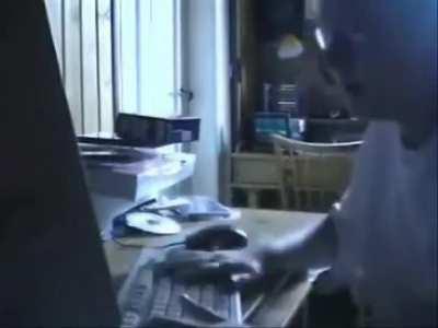 Linux user trying to touch woman