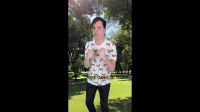 I get knocked down....