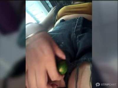 How to Smuggle a Cucumber out of Thai Grocery! 🍆💦