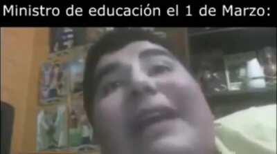 empezaron las clases señores