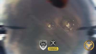 Ukrainian FPV drones taking out Russian Molniya kamikaze drones, includes footage of the intercepts captured by another drone