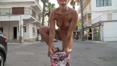 I was dared to change clothes in public... [F]