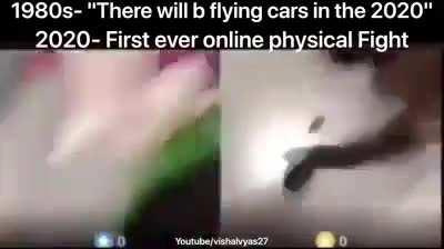 First internet fight