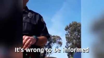 Schooling a Bad Cop over 16.16.502 Civil Sectional Code