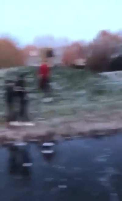 HMB I will cross this frozen ditch on my bike