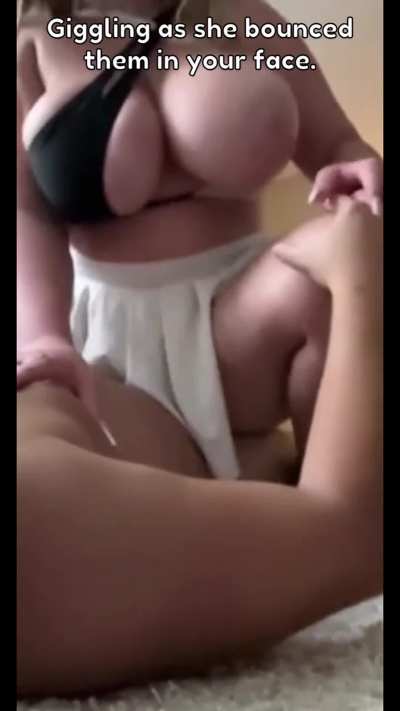 I can’t resist mommy’s huge milf milkers 