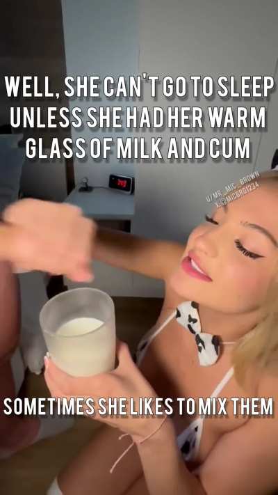 NIGHT ROUTINE FOR MY CUMSLUT SISTER