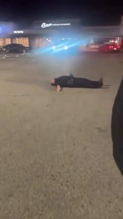 Cop thinks he is the star of an action movie.