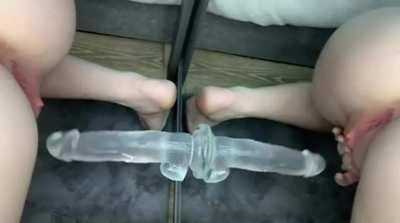 A hot angle of me fucking myself