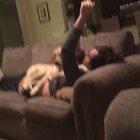 My dad launching a nuclear missile on my dog