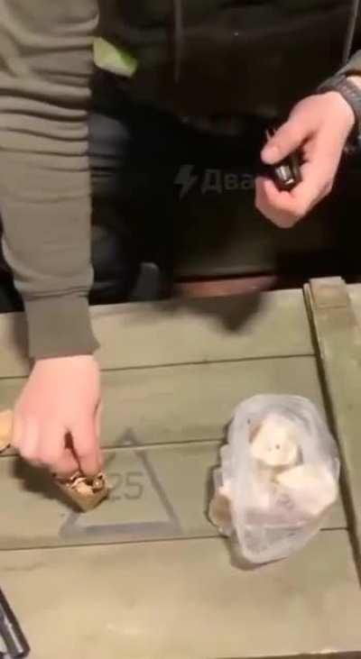 Ukrainian National Guards greasing bullets with pig fat for the Muslim fighters.. WTF