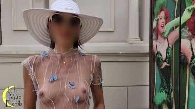 It doesn't get more sheer than this! [GIF]