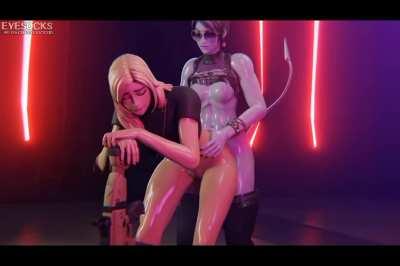 Dark bomber fucks Athleisure Assassin