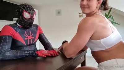 Vladislava Galagan vs. Spiderman