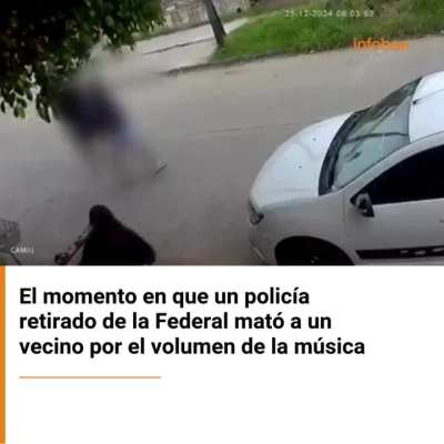 Lomas del Mirador: un policía retirado mató a un vecino porque tenía la música alta