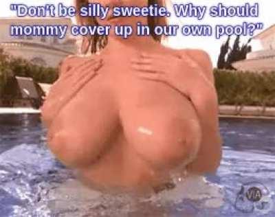 She's right, it's just the two of you.