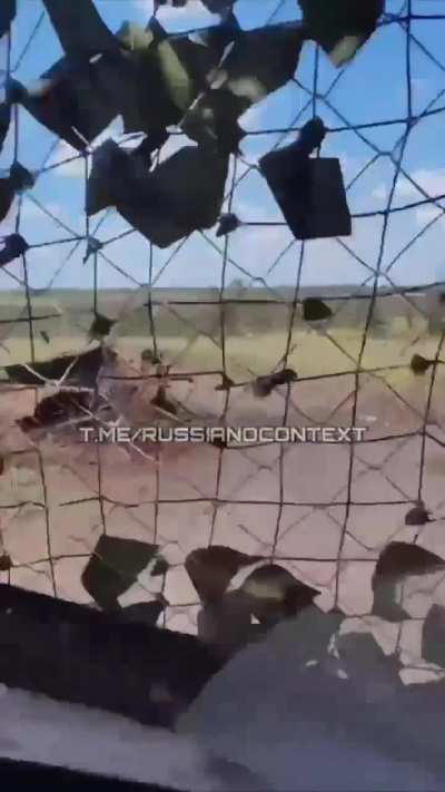 UA POV: A Russian serviceman filmed the moment a Ukrainian FPV drone attacked his Bukhanka 