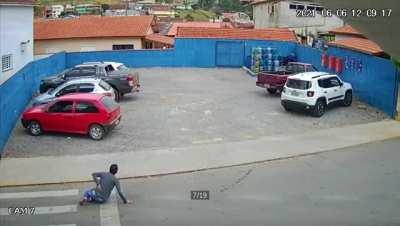 Always check the traffic has stopped before you start to cross