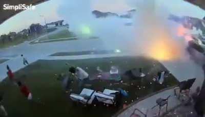 what could go wrong putting all the fireworks in one spot.