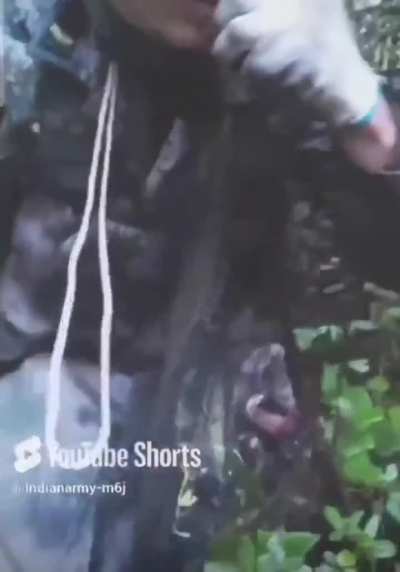 Two PLA troop soldiers caught by the Indian Army soldiers on the Arunachal border