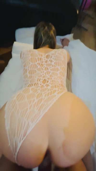 Step bro always says that my ass is built to be fucked doggystyle