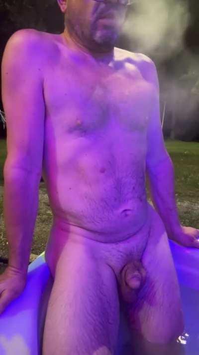 Blowing those clouds 