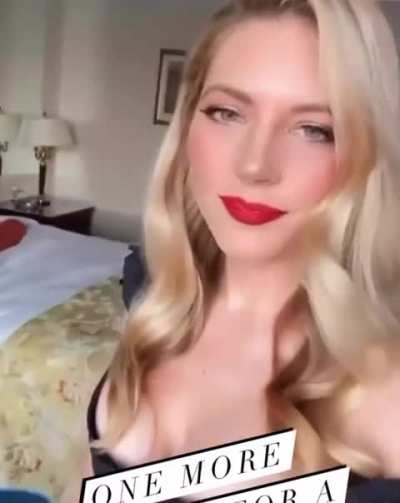 Katheryn in a Black Outfit - Instagram 9/1/25