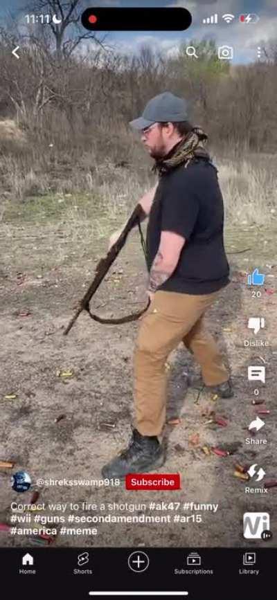 Found in the wild on YouTube shorts