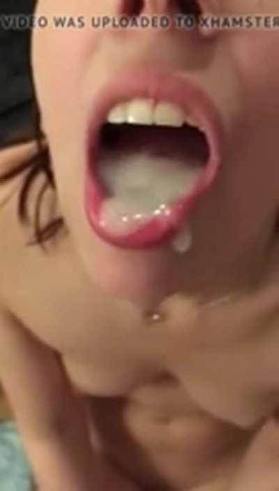 foreskin cum in mouth