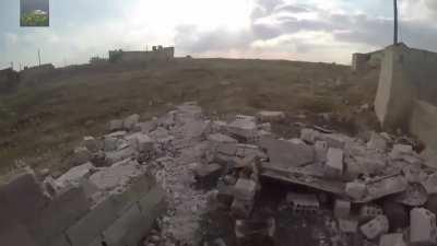 Jaish al Izza footage of capture of Balil, N. Hama. 7th November, 2017